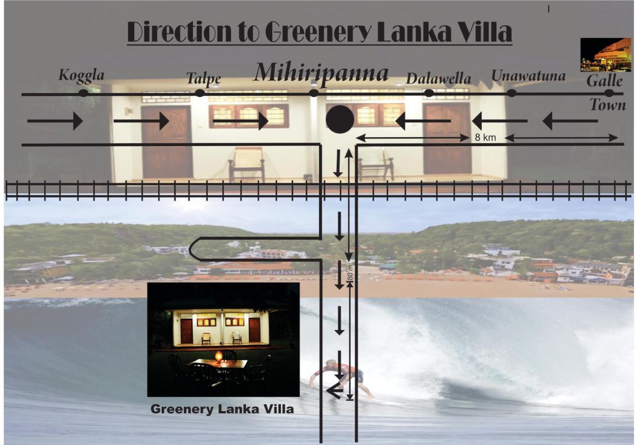 Greenery Lanka Villa Unawatuna Dış mekan fotoğraf